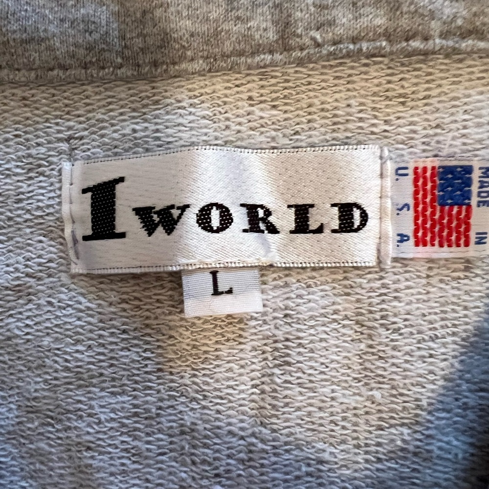 100% cotton vintage zip-up jacket